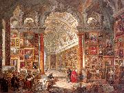 Panini, Giovanni Paolo Interior of a Picture Gallery with the Collection of Cardinal Gonzaga Sweden oil painting artist